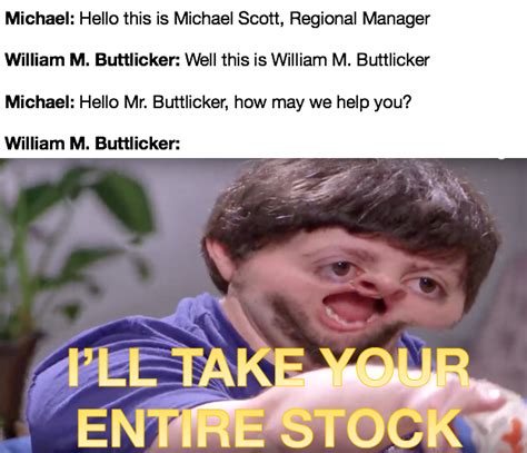 The Office Ill Take Your Entire Stock Know Your Meme