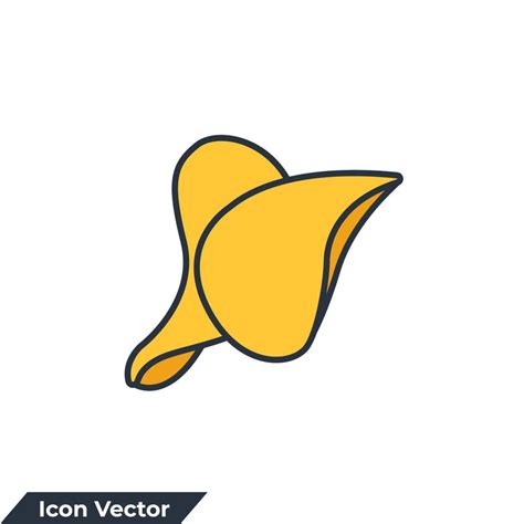 Potato Chips Icon Logo Vector Illustration Potato Chips Symbol Template For Graphic And Web