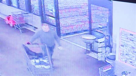 Man Caught On Camera Attempting To Steal Cart Load Full Of Baby Formula