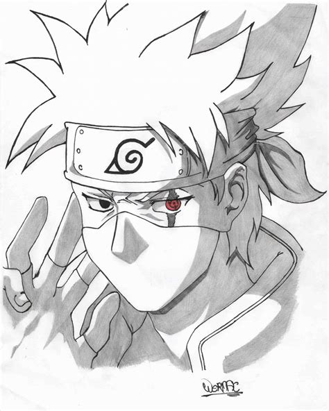 Hatakke Kakashi Dibujos De Anime Dibujos De Kakashi Naruto A Lapiz