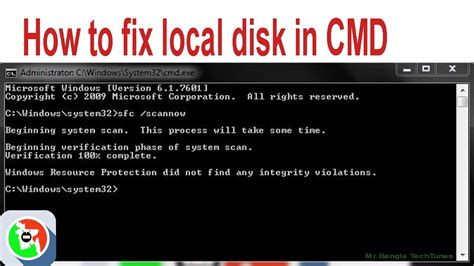 How To Fix Local Disk In Cmd Youtube
