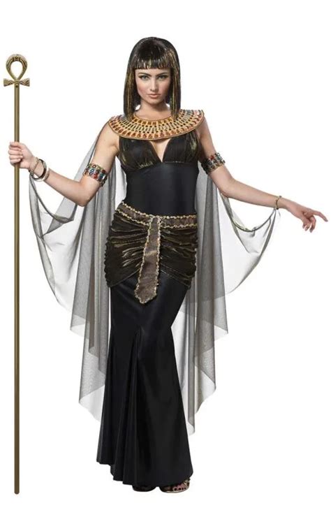 Buy Adult Black Cleopatra Costume Online In Halloween Decoration Shop