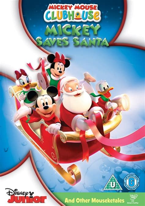 Mickey Mouse Clubhouse Mickey Saves Santa And Other Mouseketales Dvd