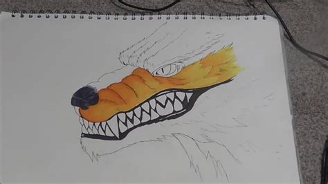 Drawing The Nine Tailed Fox Naruto Copic Ciao And25 Hf4hs Youtube