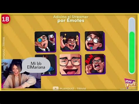 Rivers REACCIONA A ADIVINA EL STREAMER Con EMOTES Twitch Nude Videos