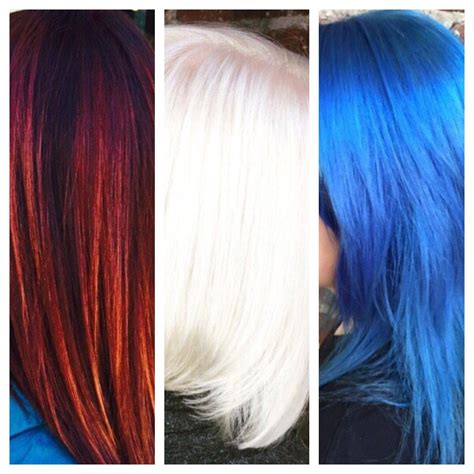 Red White And Blue Hair Salon Hair Salons Petaluma 94952 Blue Hair