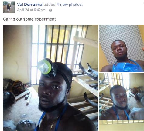 Black Axe Cultist Former Unth Enugu Mortuary Attendant Takes Selfies With Corpses Shares