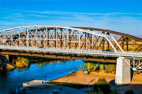 The Colorado River Bridge Stock Photo Image Of Color 81042070