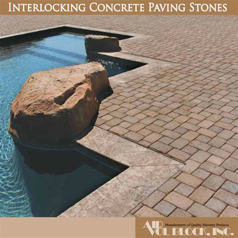 Interlocking Concrete Paver Styles Air Vol Block