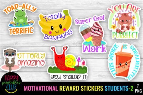 8 Kids Reward Stickers Designs And Graphics
