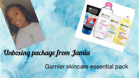 Jumia Unboxing Garnier Skincare Essential Pack Youtube