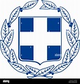 Coat of arms of the Republic of Greece Stock Photo - Alamy