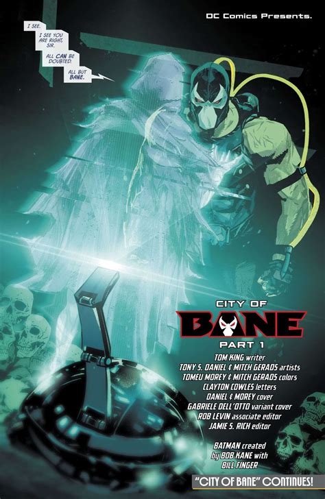 Dc Comics Universe And Batman 75 Spoilers And Review City Of Bane