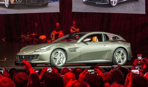 It has a supercar engine, but straight away the modest noise that it makes suggests it. Ferrari GTC4 Lusso makes Villa Erba debut: Video