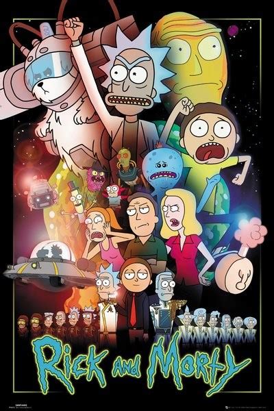 Rick And Morty Wars Póster Lámina Compra En Posterses