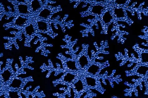 Photo Of Blue Christmas Snowflakes Free Christmas Images