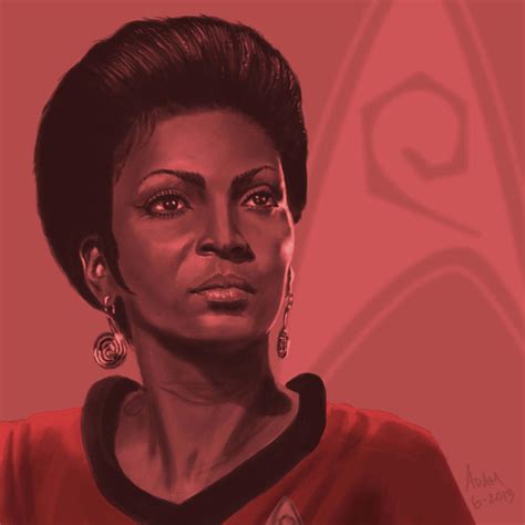 Star Trek Tos Portrait Series 03 Uhura Nichols By Jadamfox On