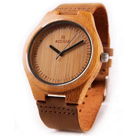 Wooden Womens And Mens Watch With Leather Band Remtica Shop