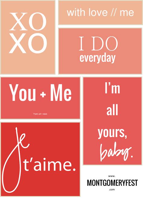 6 Best Images Of Printable Love Messages Printable Love Notes