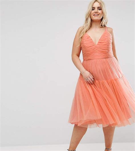 Asos Curve Asos Curve Tulle Midi Prom Dress Asos Prom Dresses Prom Dress Trends Plus Size