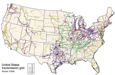 What Is The Electric Power Grid Us Grid Map Off Grid World