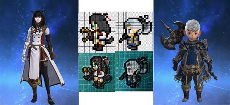 Ive Been Making 8bit Sprites Of Our Static And Cross Stitching Them
