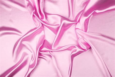 Textura De Tela De Satén De Lujo Rosa Para El Fondo Foto Premium