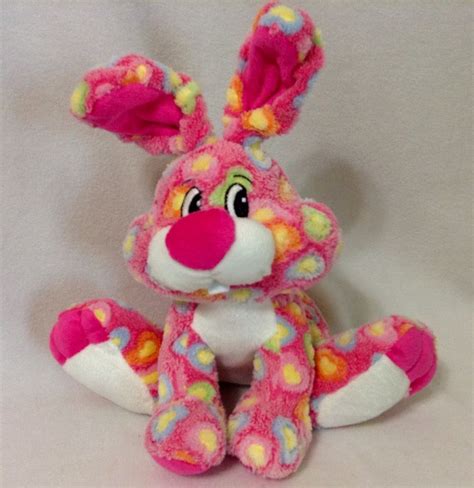 Dan Dee Collectors Choice Love Hearts Pink Bunny Rabbit 16 Inch Stuffed