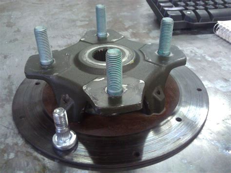 To set with studs or a stud: Wheel stud upgrade