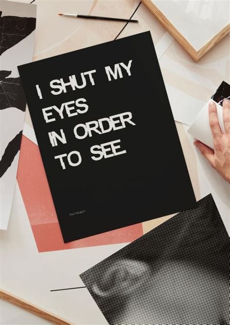 Kaufen I Shut My Eyes Poster Online Dearsam De