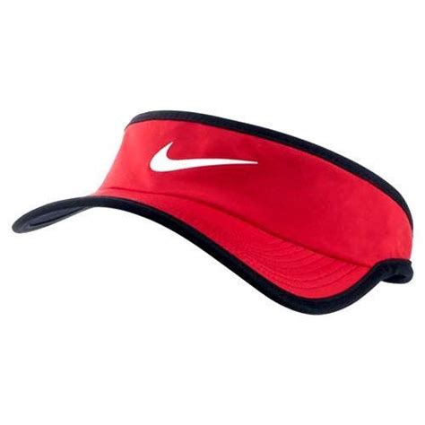 Unisex Nike Featherlight Dri Fit Visor Cap Hat Lid Running Tennis Blue