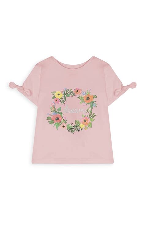 Camiseta Con Estampado Floral Para Niñas Opiniones Y Precio