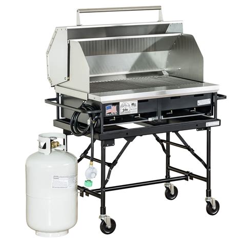 Gas Grill A2p Lpss Combo Big John Grills And Rotisseries