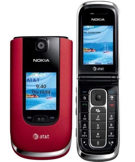 Nokia 6350 Atandt Unlocked Red Gsm 3g Bluetooth Flip Camera New Ebay