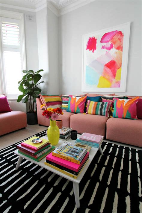 Bold And Bright Modern Colorful Living Room — Homebnc