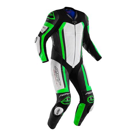 Bmw motorrad president stephan schaller & president of dainese. RST Pro Series Airbag CE Leather One Piece Suit - White/Neon Green | RST Motorcycle Clothing ...