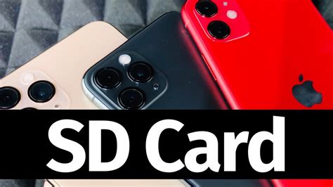 Older devices such as the original iphone through to the iphone 3g use the larger sim card. Does iPhone 11 have SD Card? - YouTube