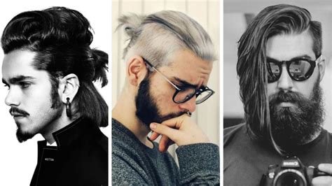 Short hair, with the line and tuft combed and disheveled, wavy or even long hair … whether you are 20, 30 or 50 years does not matter: Long Hairstyles for Men 2019 - How to Style Long Hair for Guys - HAIRSTYLES
