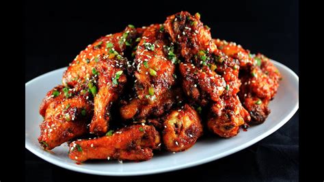 sweet spicy garlic and ginger chicken wings carnaldish youtube
