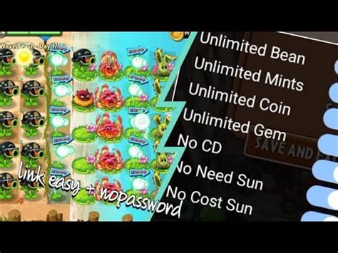 Plants Vs Zombies No Cooldown Unlimited Sun Youtube