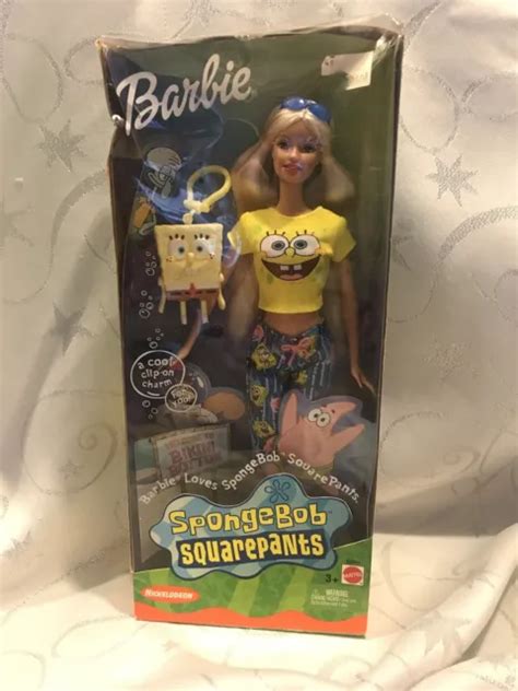 Barbie Loves Spongebob Squarepants Doll Mattel B Nrfb