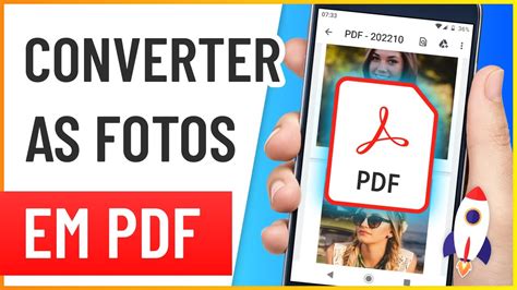 Como TRANSFORMAR FOTO Em PDF No Celular Salvar Fotos Em PDF