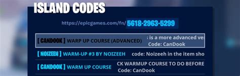 After creating a fortnite creative server, you load into what is known as the hub which changes every week. Fortnite Aim Course Codes List - Best Ways to Practice ...