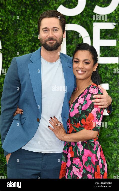 Ryan Eggold and Freema Agyeman from the serie ' New Amsterdam' attend