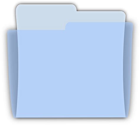 Blue Folder Vector Clipart Image Mac File Icon Png Cliparts Images