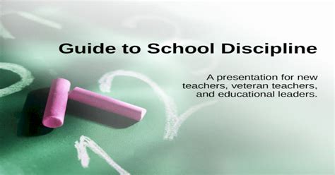 School Discipline Topic 1ppt Ppt Powerpoint
