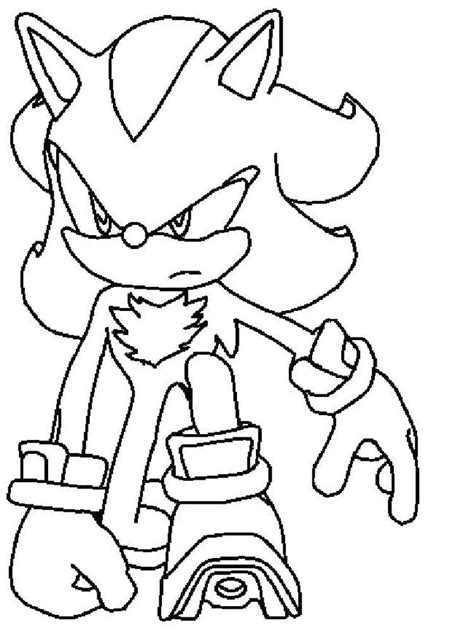 Metal Sonic The Hedgehog Coloring Pages Coloring Pages