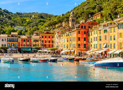 Portofino Is An Italian Fishing Village Genoa Province Italy A