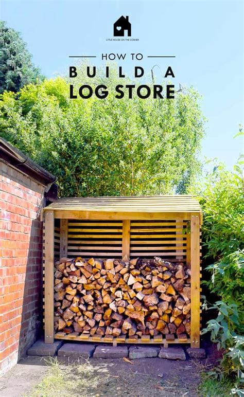 35 Free Diy Firewood Shed Plans For Safe Wood Storage Log Store