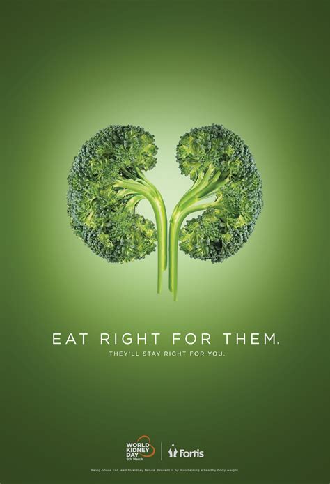 Fortis Print Advert By Grey World Kidney Day Broccoli Ads Of The